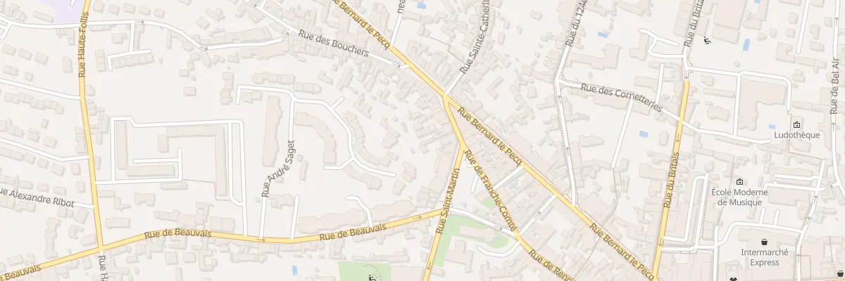 Plan du 45 Rue Franche Comte à Laval