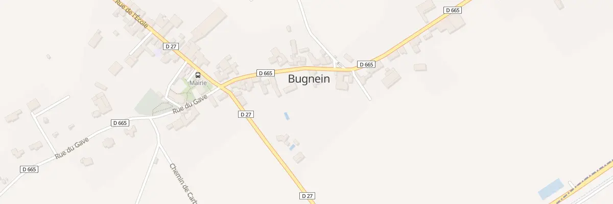 Plan du 12 Rue Principale à Bugnein