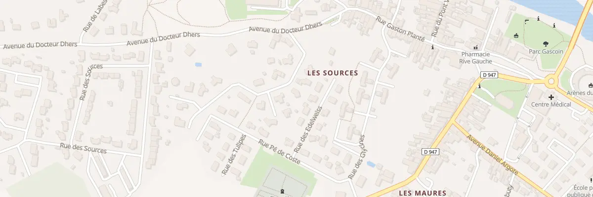 Plan du 5 Rue Guilhaume Provençal à Orthez