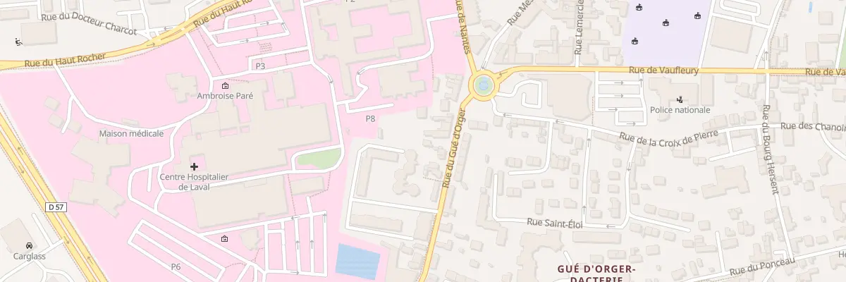 Plan du 20 Rue du Gué d’Orger à Laval