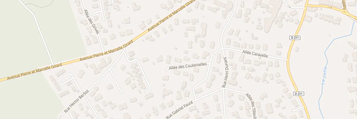 Plan du 8 All des Coulemelles à Martignas-sur-Jalle