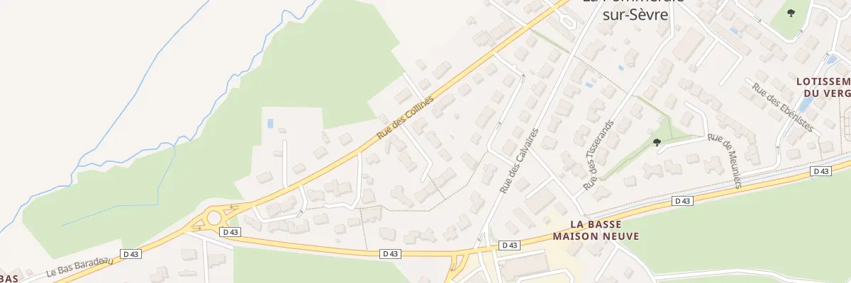 Plan du 3 Imp des Lutins à Sèvremont