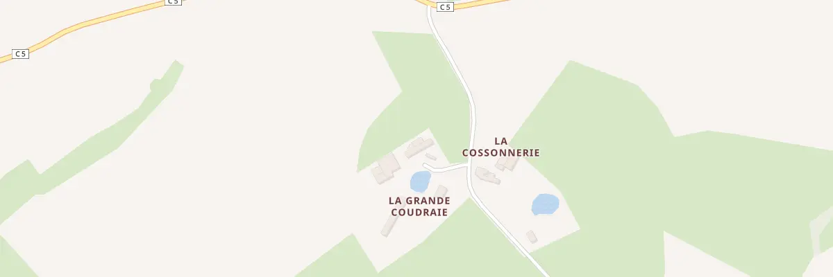 Plan du 2 La Grande Coudraie à Saint-Pierre-des-Échaubrognes