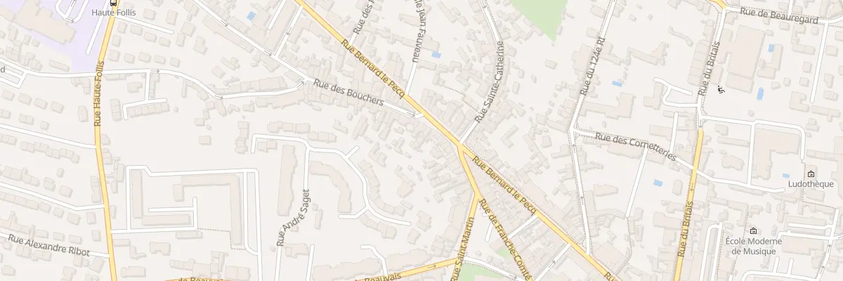Plan du 3 Rue des Bouchers à Laval