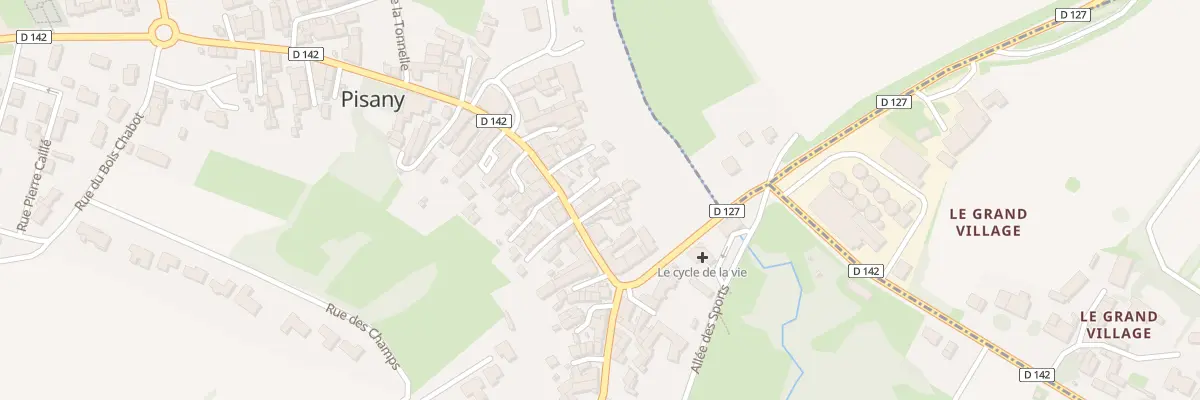 Plan du 3 Imp du Pigeonnier à Pisany