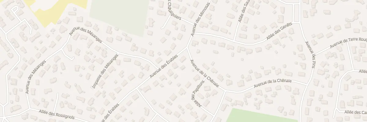 Plan du 1 Av des Erables à Martignas-sur-Jalle