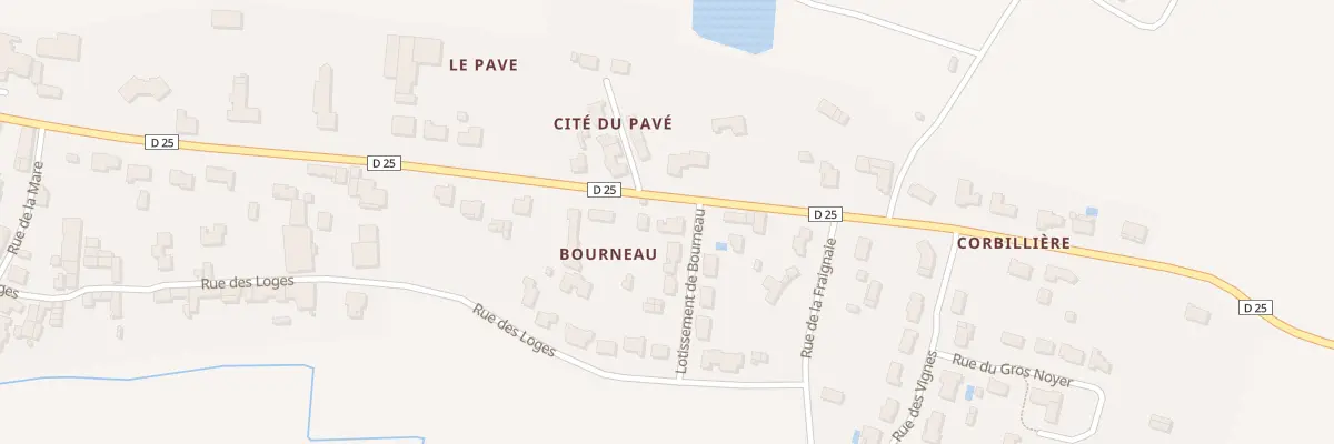 Plan du 2 Lot de Bourneau à Maillé