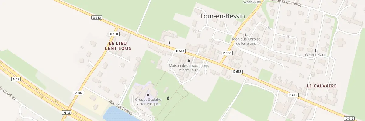 Plan du 21 Rte de Bayeux à Tour-en-Bessin