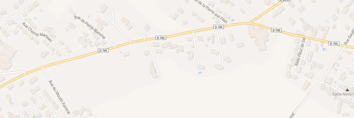Plan du 22 Rue de pierre blanche à Fontenay-le-Comte