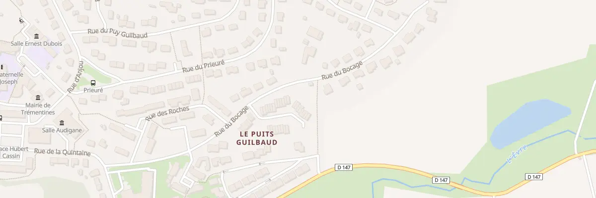 Plan du 25 Imp du Verger à Trémentines