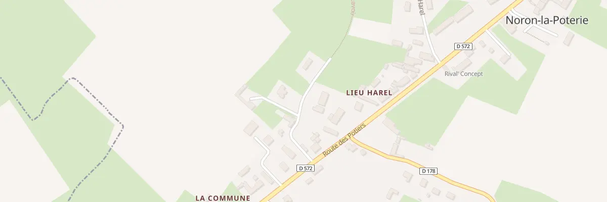 Plan du 4 Rue du Petit Lavoir à Noron-la-Poterie