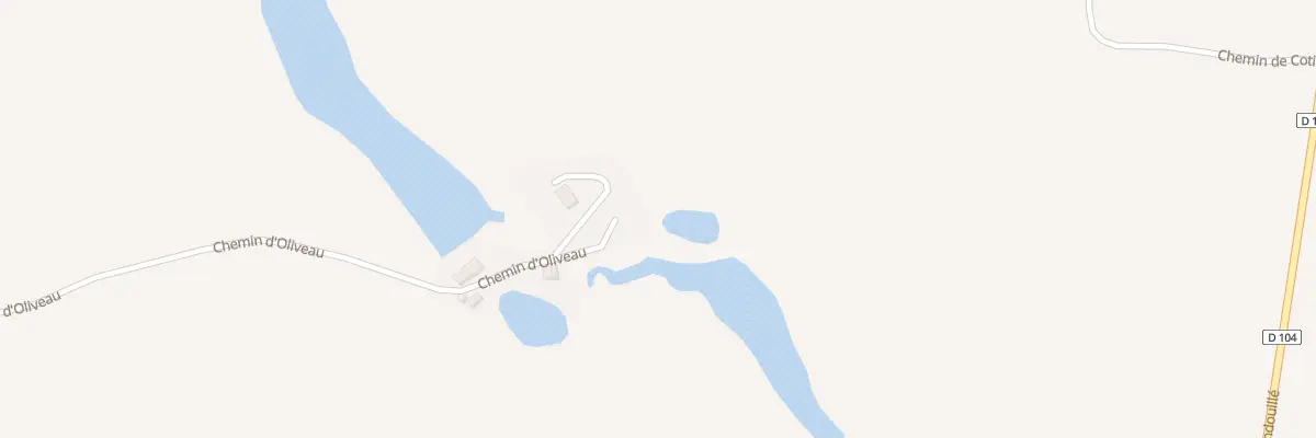 Plan du 666 Che d’Oliveau à La Bigottière