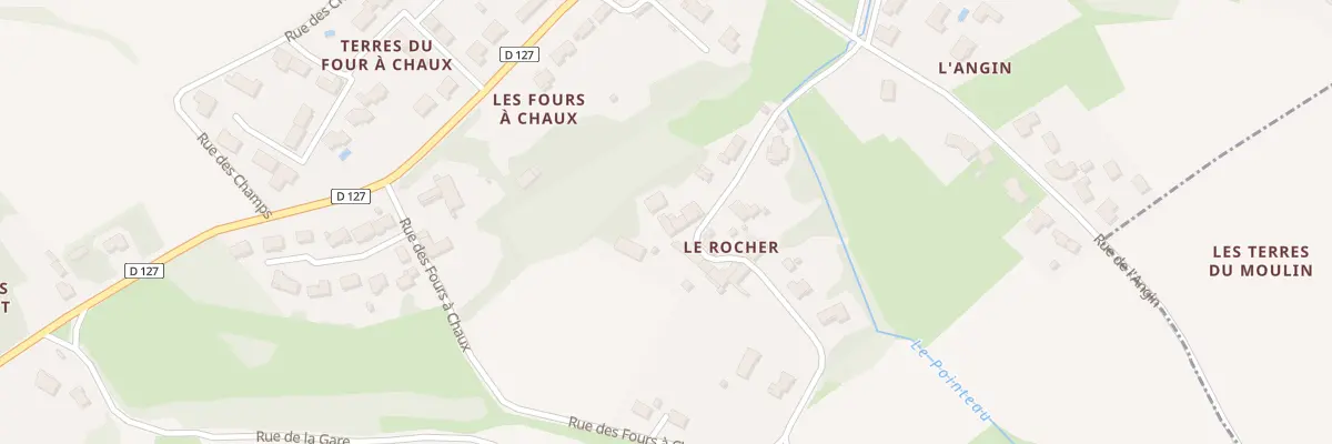 Plan du 10B Rue du Rocher à Pisany
