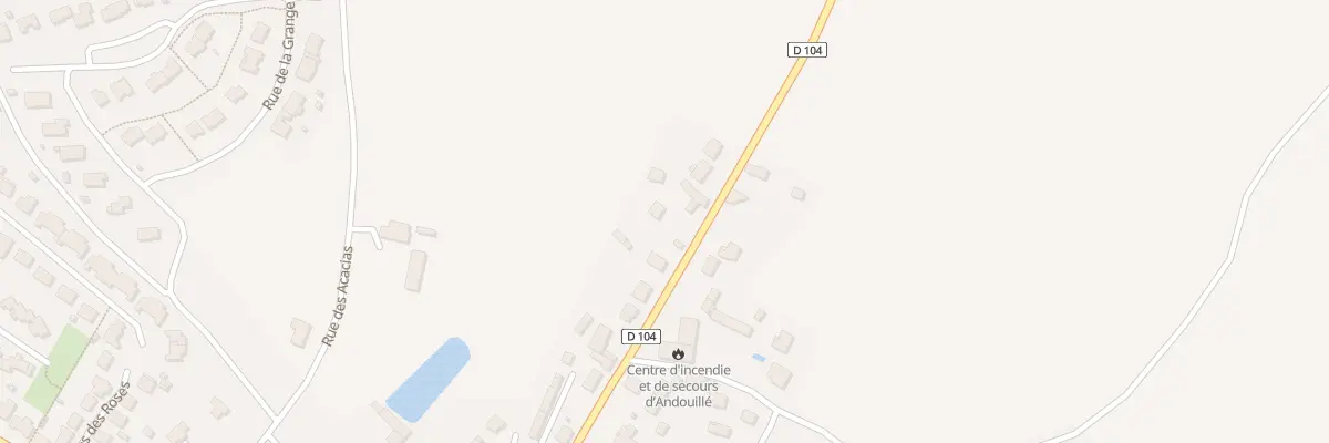Plan du 39 Rue de l’Hôtel de Ville à Andouillé