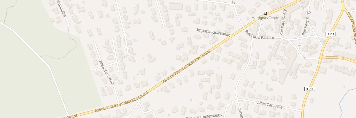 Plan du 14B Av Pierre et Marcelle Girard à Martignas-sur-Jalle