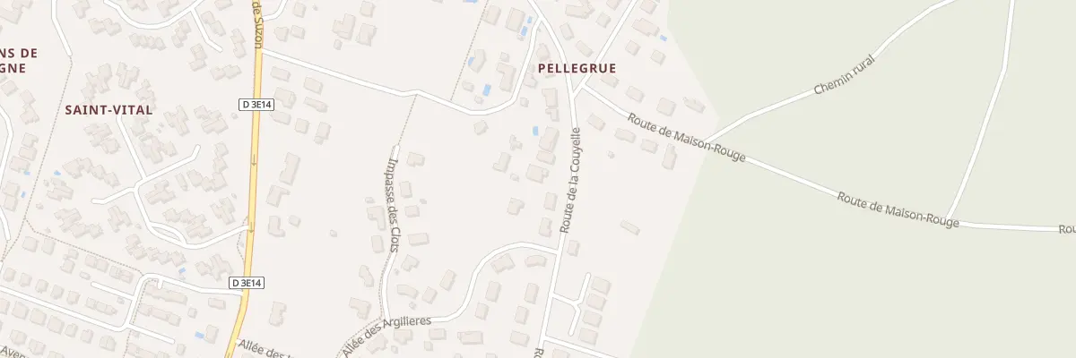 Plan du 18 Rte de la Couyelle à Belin-Béliet