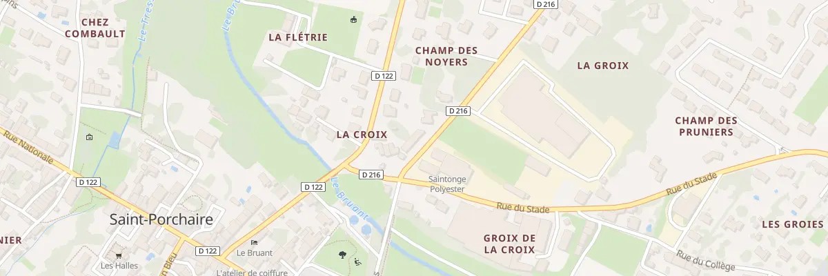Plan du 7 Rue des Coudraies à Saint-Porchaire