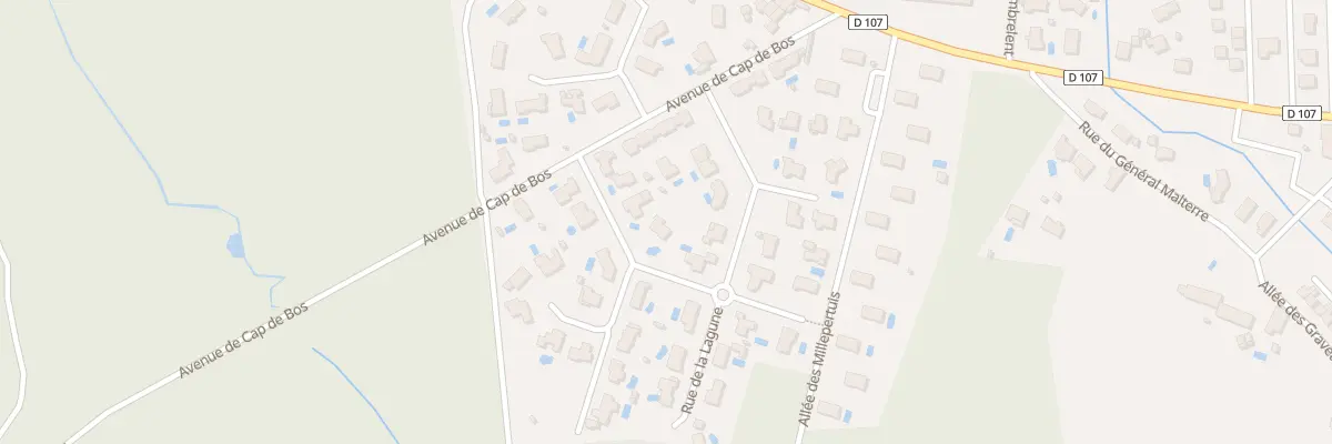Plan du 6 Rue des Palombes à Saint-Médard-en-Jalles