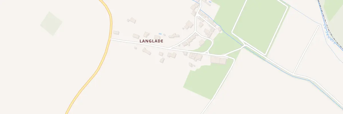 Plan du 5 Imp de Langlade à Thaims
