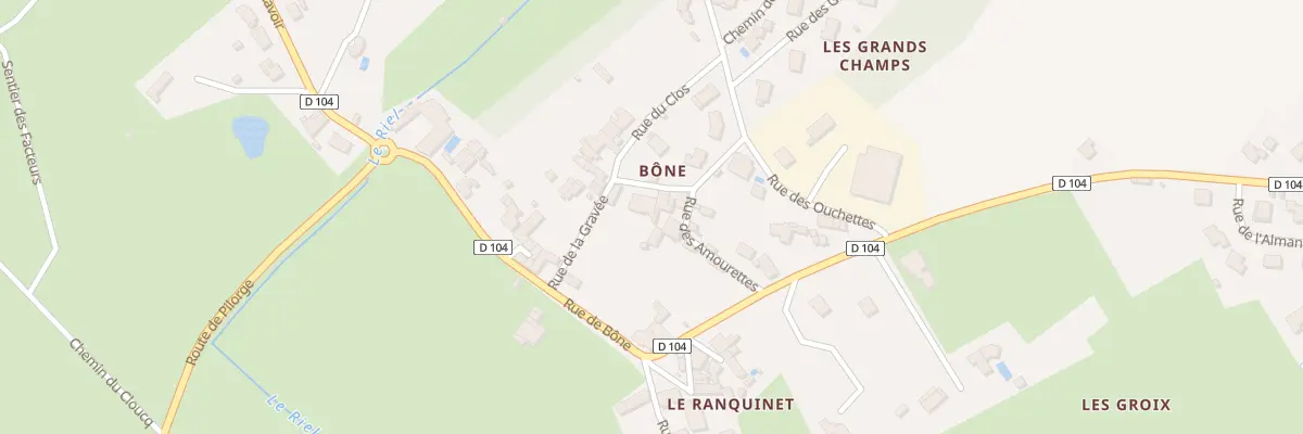 Plan du 24 Rue de la gravée à L’Orbrie