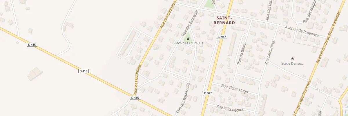 Plan du 3 Rue des Écureuils à Orthez