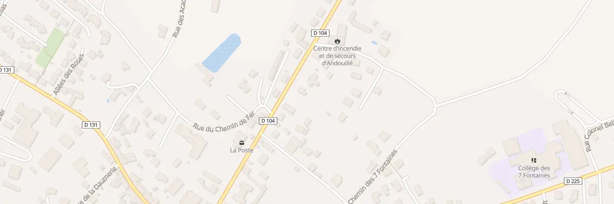 Plan du 34 Rue de l’Hôtel de Ville à Andouillé