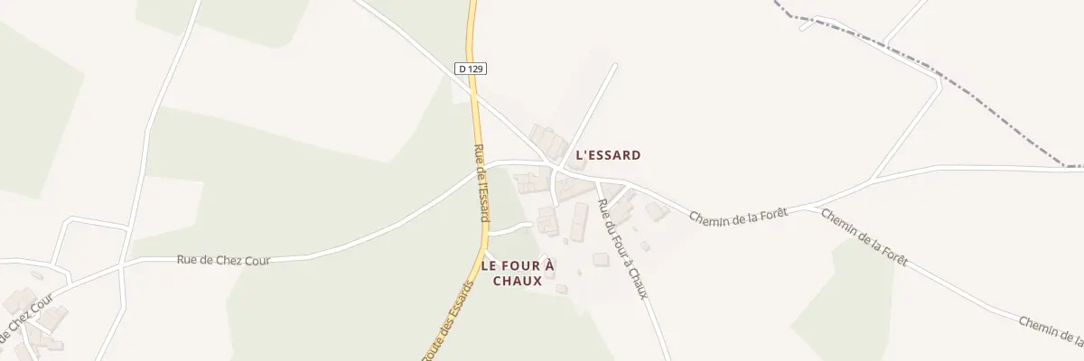 Plan du 3 Rue du Four à Chaux à Épargnes