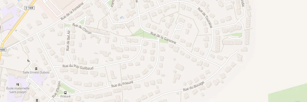 Plan du 31 Rue du Prieuré à Trémentines