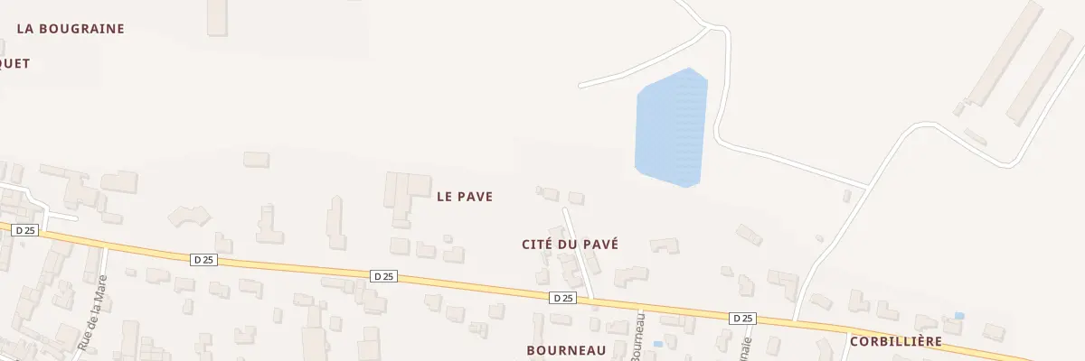 Plan du 9 Cité du pavé à Maillé
