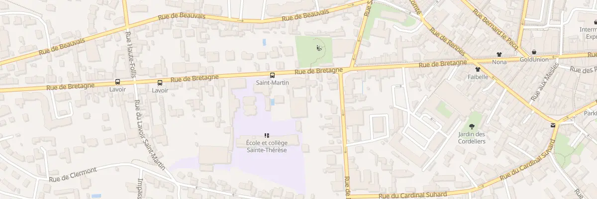 Plan du 57 Rue de Bretagne à Laval