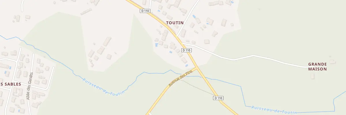 Plan du 71 Rue de l’Abbé Gaillard à Belin-Béliet