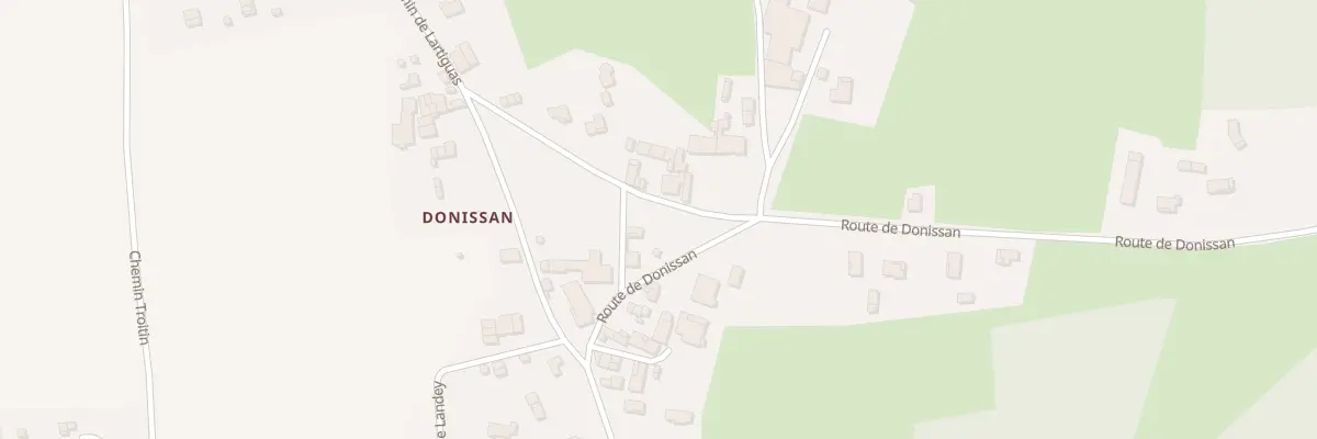 Plan de Donissan-Nord à Listrac-Médoc
