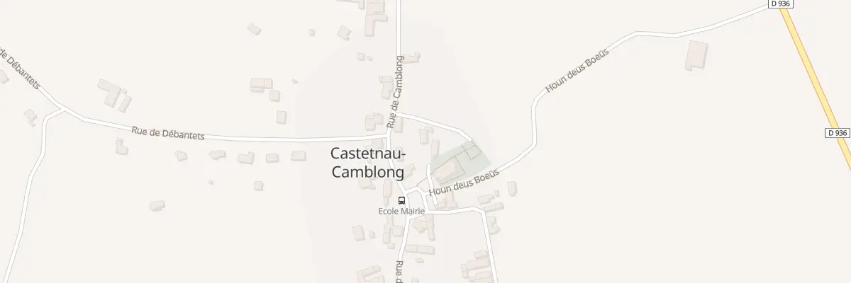 Plan du 5061 Le Bourg à Castetnau-Camblong