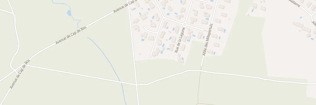 Plan du 8 All des Palombes à Saint-Médard-en-Jalles