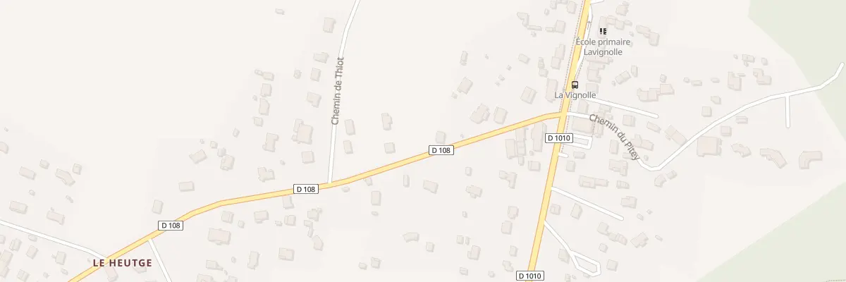 Plan du 13 Rte de Lavignolle à Salles
