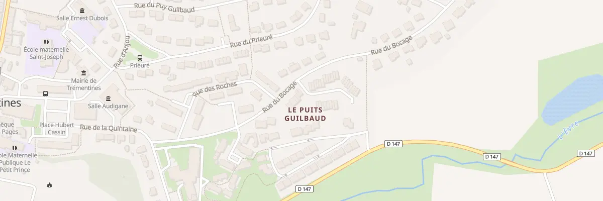 Plan du 16 Rue du Bocage à Trémentines