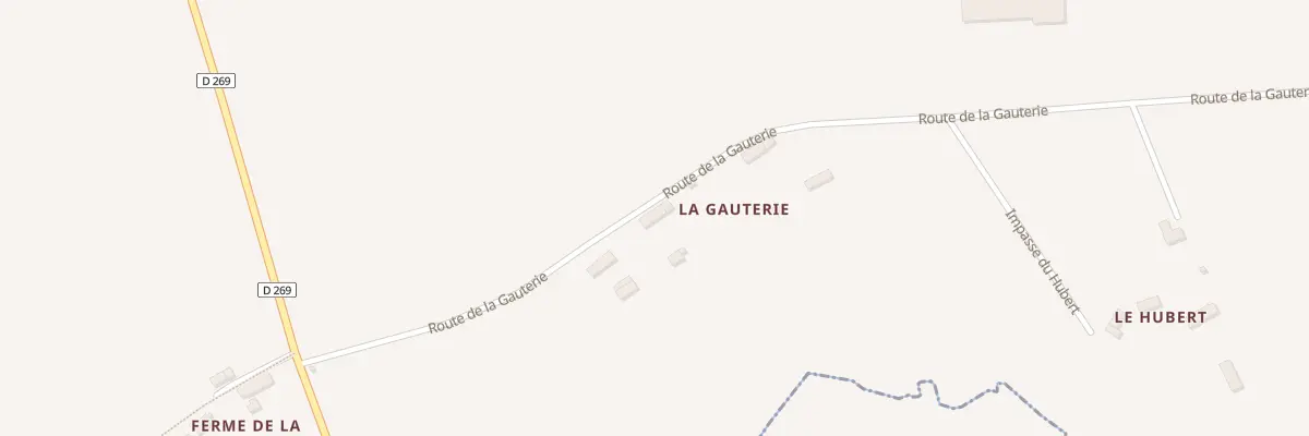 Plan du 260 Rte de la Gauterie au Ménil-Ciboult