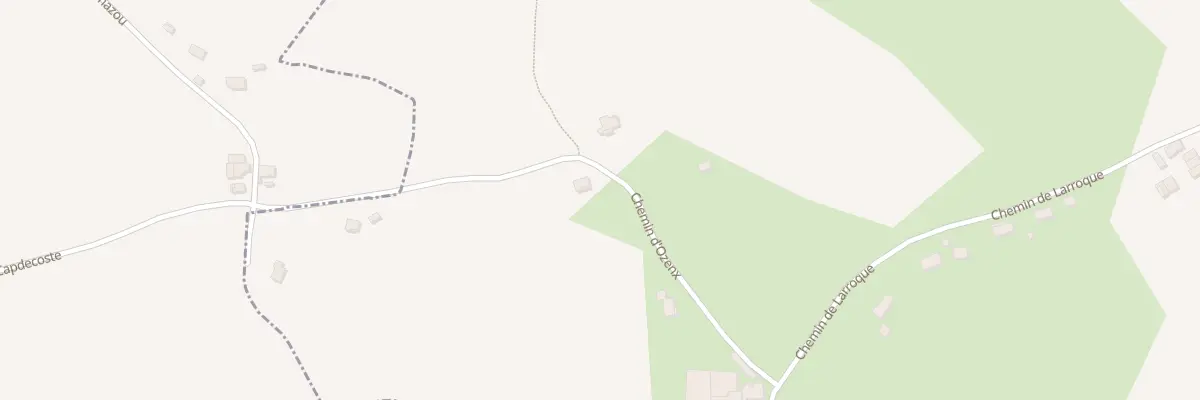 Plan du 245 Che d’Ozenx à Laà-Mondrans