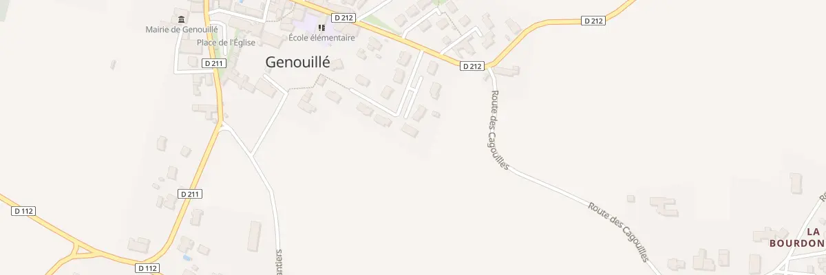 Plan du 7 Imp des Muriers à Genouillé