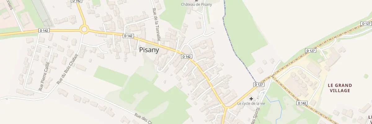 Plan du 2 Res Cour des Rabaines à Pisany