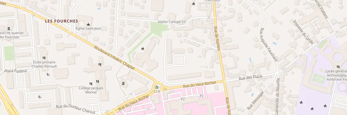 Plan du 2 Bd Frédéric Chaplet à Laval
