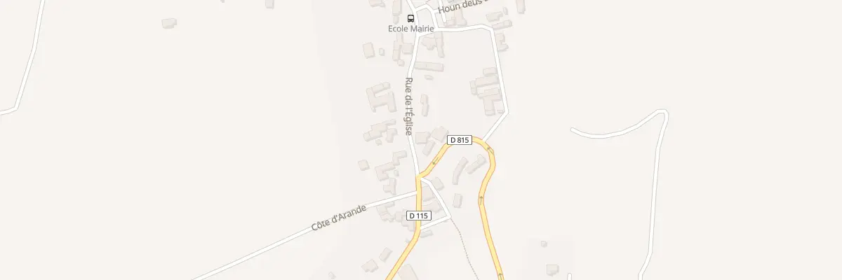 Plan du 5042 Le Bourg à Castetnau-Camblong