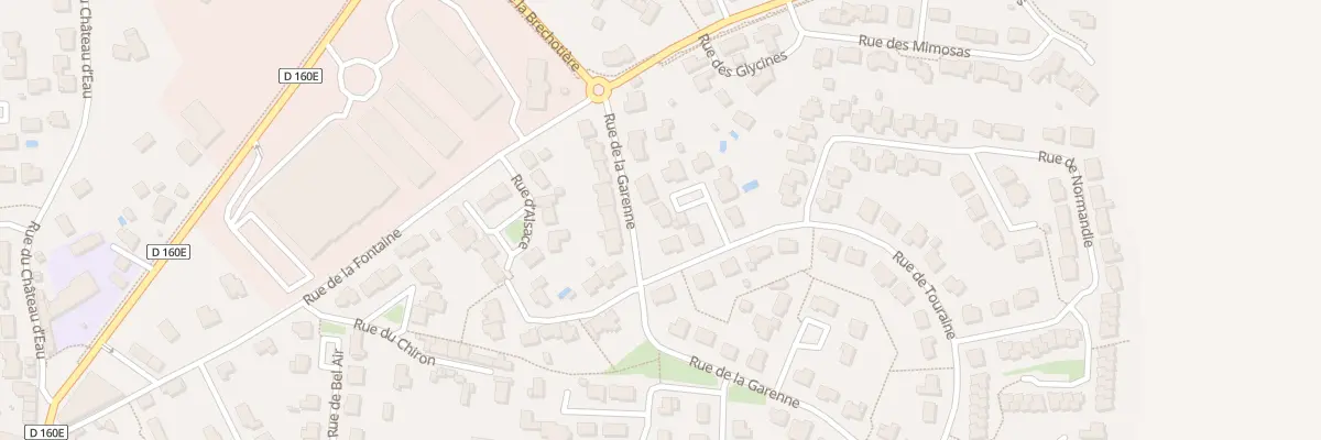 Plan du 3 Rue de Bretagne à Trémentines