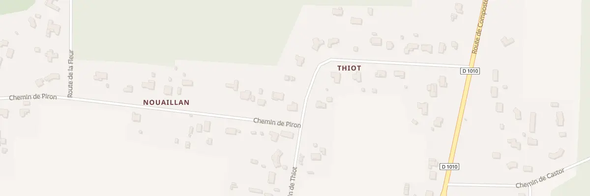 Plan du 1 Che de Piron à Salles