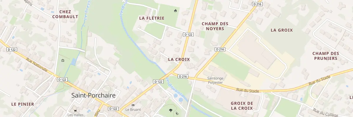 Plan du 2 Rue du Bruand à Saint-Porchaire