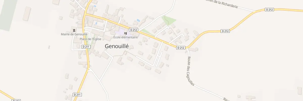 Plan du 4 Imp des Muriers à Genouillé