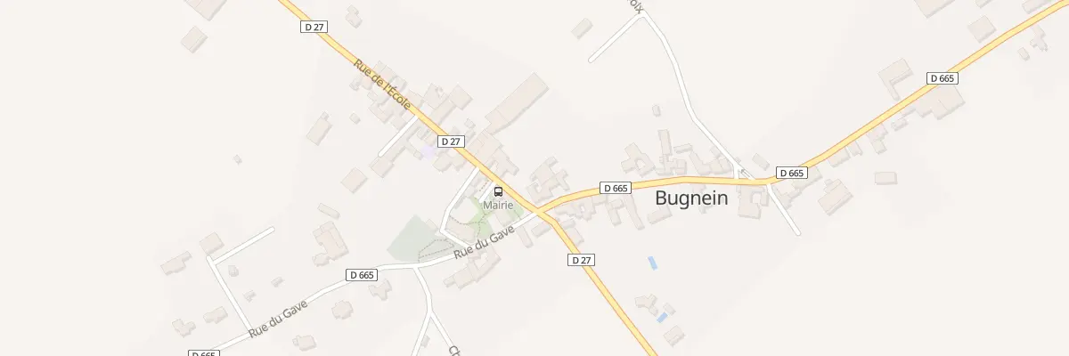 Plan du 2 Rue de l’Ecole à Bugnein
