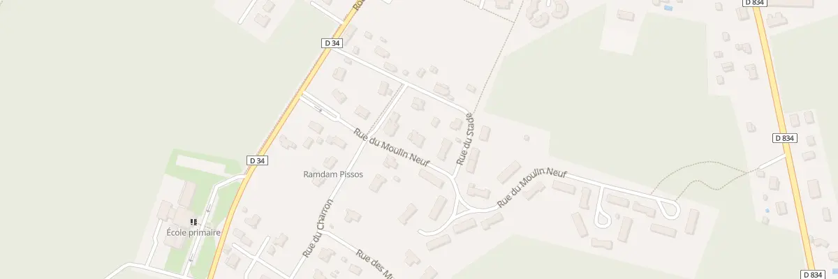 Plan du 153 Rue du Moulin Neuf à Pissos