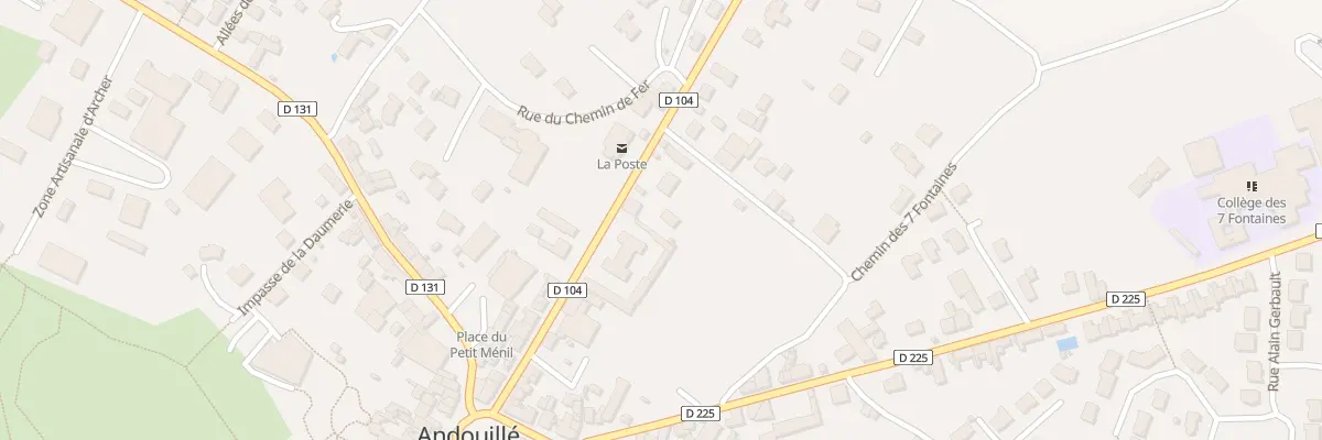 Plan du 22 Rue de l’Hôtel de Ville à Andouillé