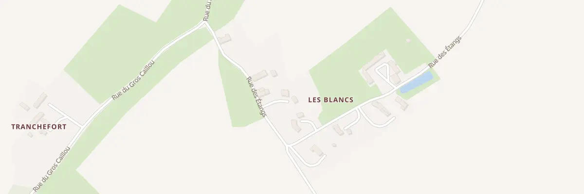 Plan du 5095F Les Blancs à Cahagnolles